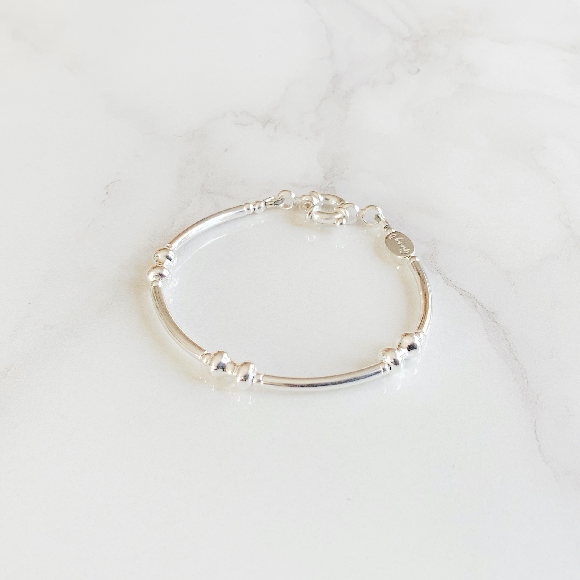 Dumbbell Curve Bracelet - Bracelets : Ginny D, Handmade Contemporary ...