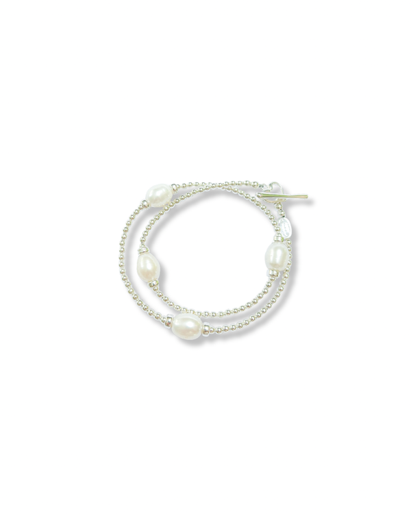 Luscious Pearl Wrap Bracelet