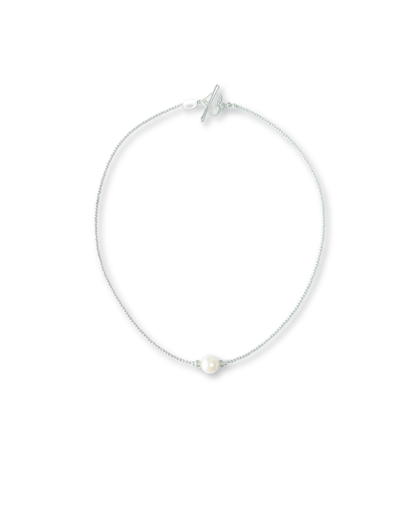 Simple Pearl Skinny Necklace